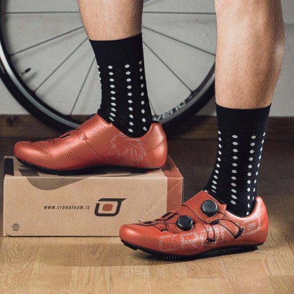 Παπούτσια για ποδηλασία Δρόμου | CRONO | CR1 - 2022 | carbon | κόκκινα