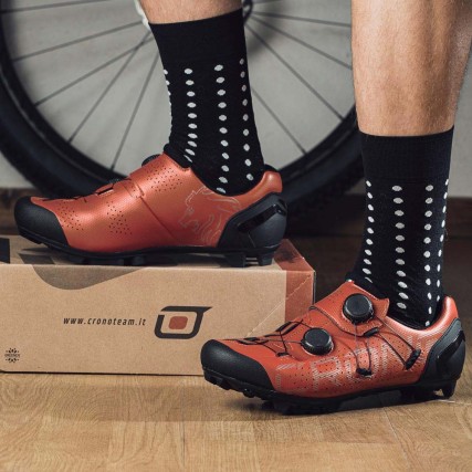 Παπούτσια mountain bike | CRONO | CΧ1-22 ΜΤΒ | Κόκκινο