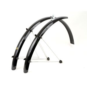 Φτερά λασπωτήρες AUTHOR AXP-12 για τροχούς 700C/45mm | V Brake | μαύρα