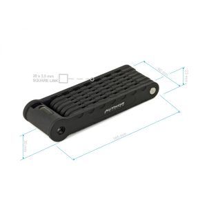 Πτυσόμενη κλειδαριά ποδηλάτου I FlexGuard-8 X9 I Author 