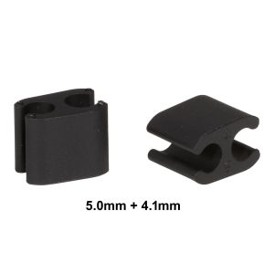 Κλίπ καλωδίου | 4,1mm / 5,0mm | Elvedes |1τμχ |Μαύρο