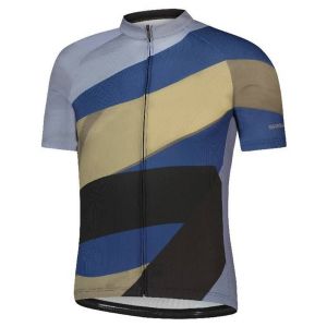 Φανέλα ποδηλασίας | Shimano | IRODORI | Κοντό μανίκι | Matte Gold | Χρυσό/Γκρι